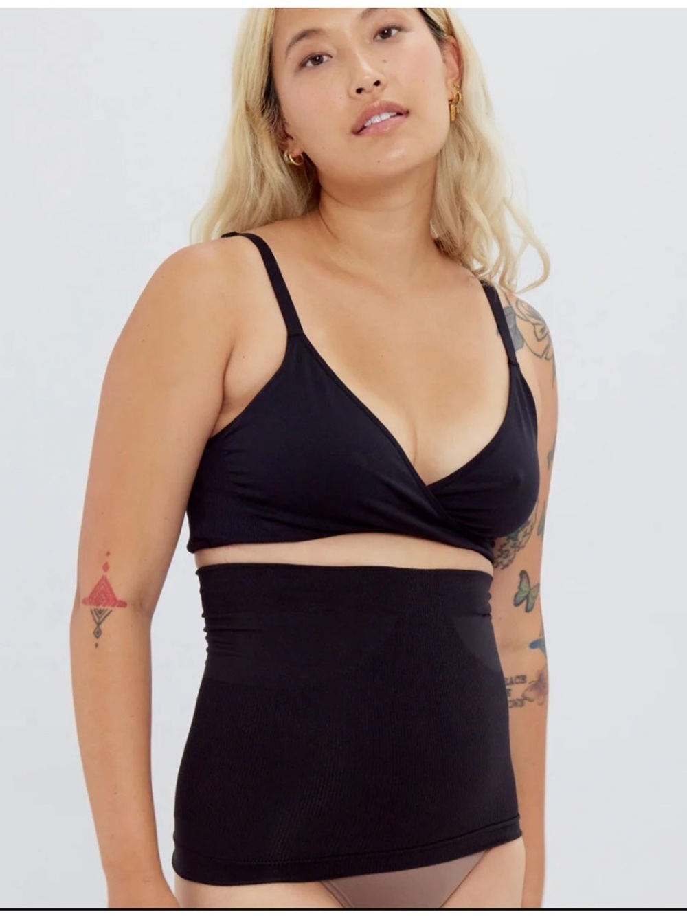Ingrid & Isabel Afterband Postpartum BellyWrap CompressionSupport Band S/M Black